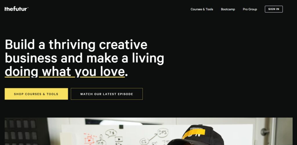 13 Website Thương Hiệu Cá Nhân Đáng Học Hỏi 12 thefutur.com
