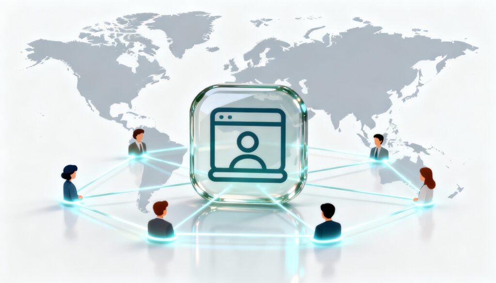 Mạng lưới kết nối toàn cầu qua website cá nhân