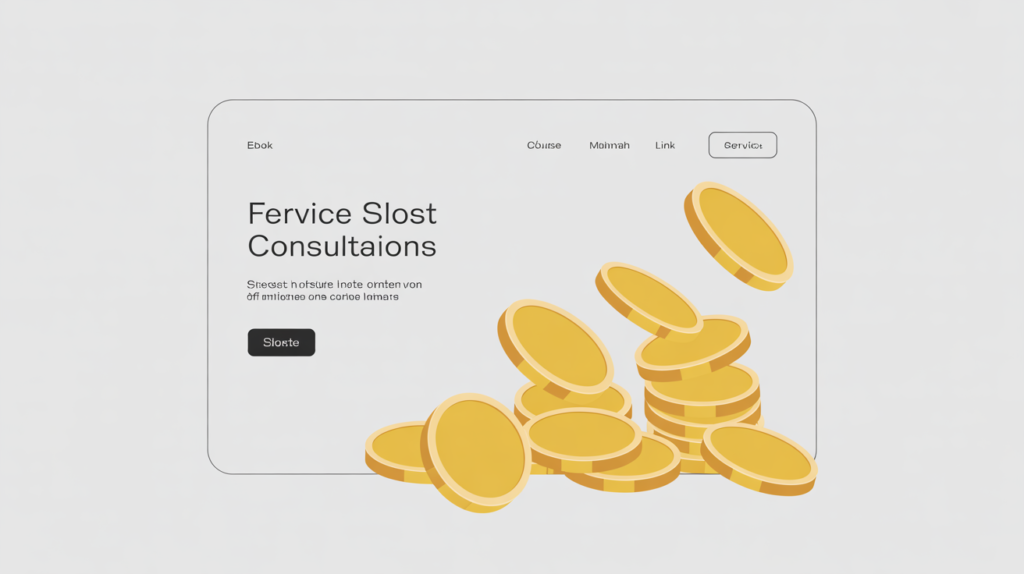 Website cá nhân hiển thị các nguồn thu nhập thụ động