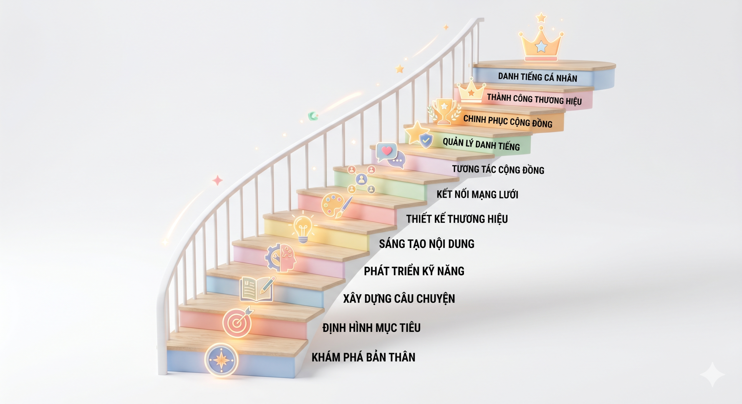 Các bước xây dựng thương hiệu cá nhân hiệu quả